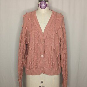 Forever 21 Pink Cardigan